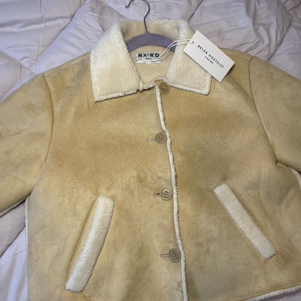 NEW WITH TAGS Suede Collared Jacket